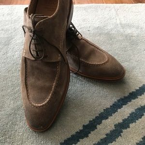 Ecco shoes suede brown